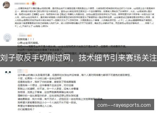 刘子歌反手切削过网，技术细节引来赛场关注